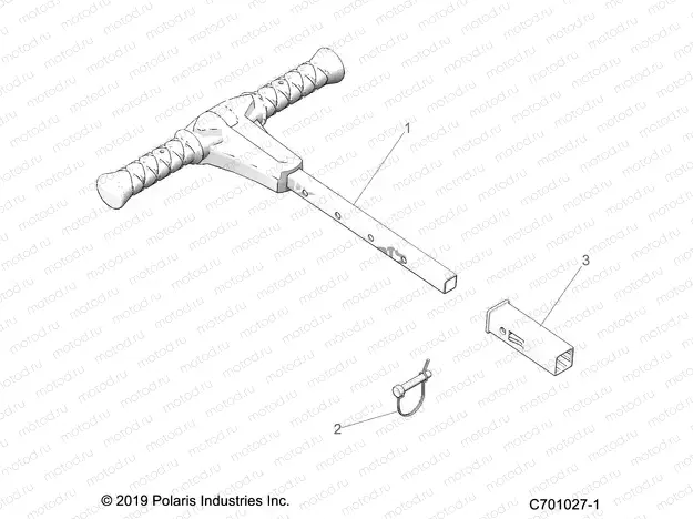 BODY | BODY, GRAB BAR, PASSENGER - Z22NAS99CZ (C701027-1)