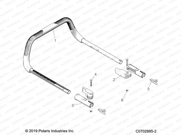 BODY | BODY, GRAB BAR, PASSENGER - Z23RMD2KAK/AJ/BK/BJ (C0702885-2)