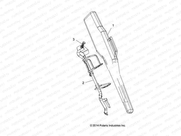 BODY | BODY, GUN BOOT - A15SHD57AC (49ATVGUNBOOT15570SP)
