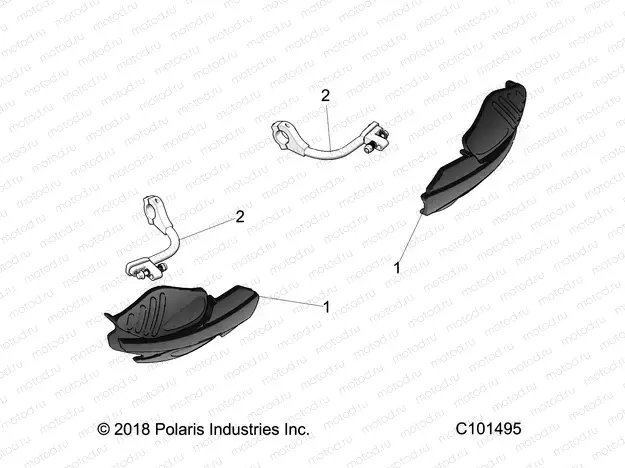 BODY | BODY, HANDGUARDS - A20SGE95AK (C101495)