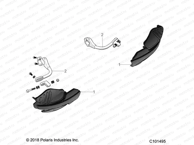 BODY | BODY, HANDGUARDS - A20SXV85AP/CAP (C101495)