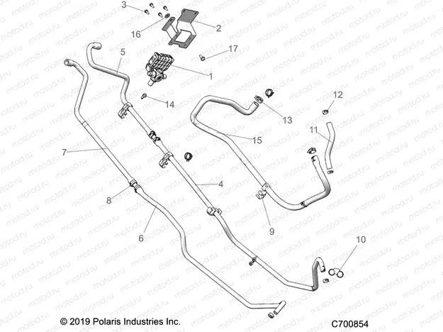 BODY | BODY, HEATER ROUTING - R20RSR99A/B (700854)