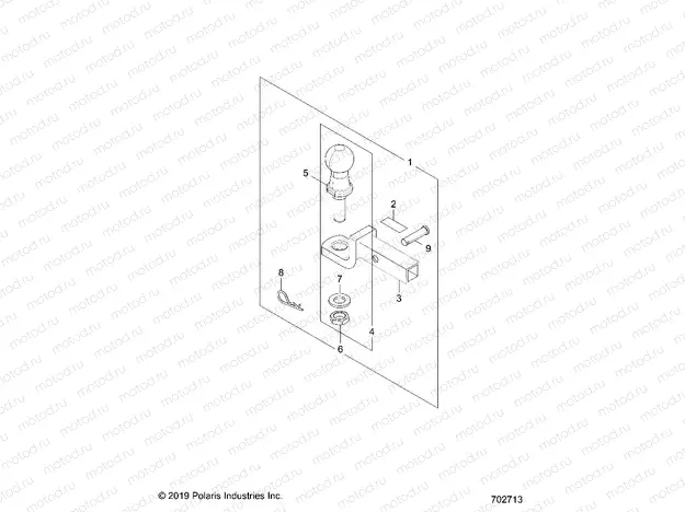 BODY | BODY, HITCH, TRACTOR - Z20NAS99CC (702713)