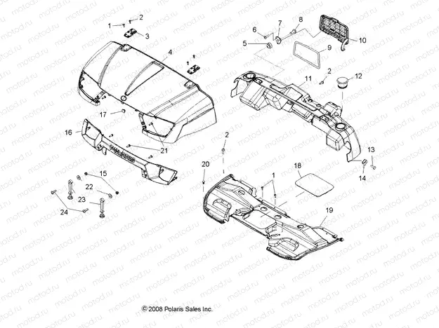 BODY | BODY, HOOD and DASHBOARD - R09RB50AF (49RGRHOOD097006X6)