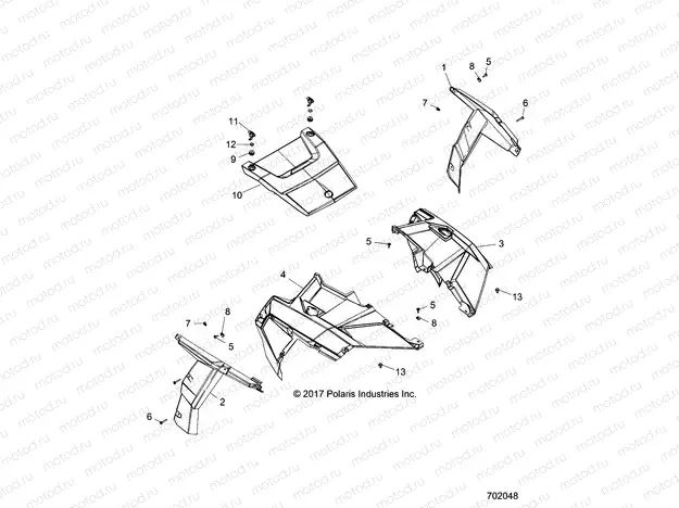 BODY | BODY, HOOD AND FRONT BODY WORK - Z20A5A87B2/E87BP/BK/BX (702048)