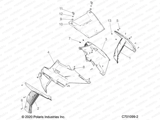 BODY | BODY, HOOD AND FRONT BODY WORK - Z20A5K87BG (C701099-2)