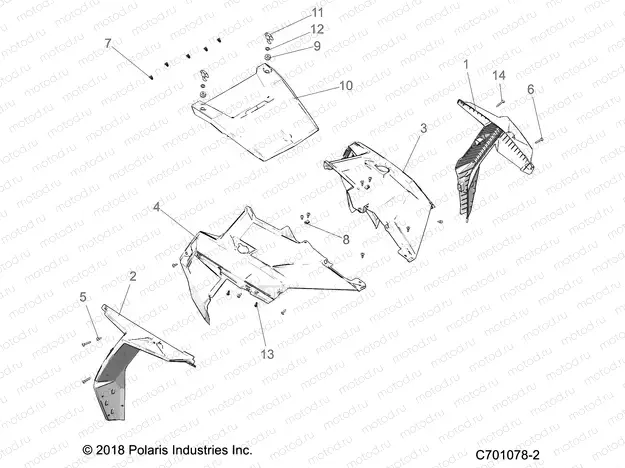 BODY | BODY, HOOD AND FRONT BODY WORK - Z20ASE99AH/LH/BH (C701078-2)