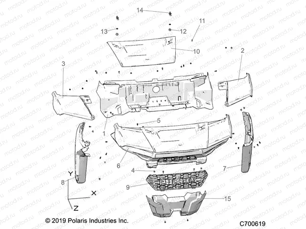 BODY | BODY, HOOD AND FRONT FACIA - R20TAA99A1/A7/B1/B7/E99A1/A7/A9/AM/AS/AZ/B1/B7/B9/BM/BS/BZ (C700619)