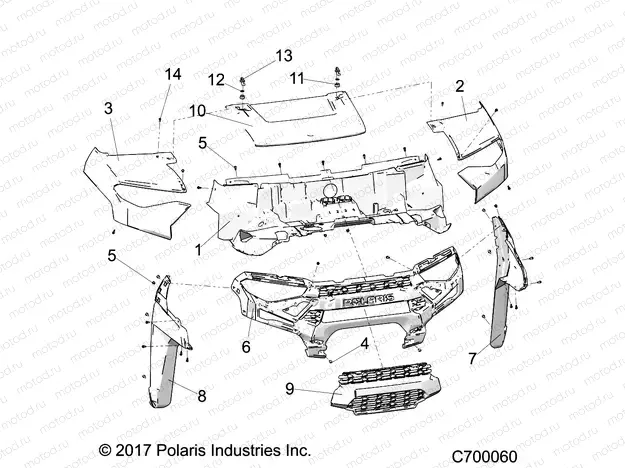 BODY | BODY, HOOD AND FRONT FACIA - R22T6E99A9/AG/AN/B9/BG/BN (C700060)