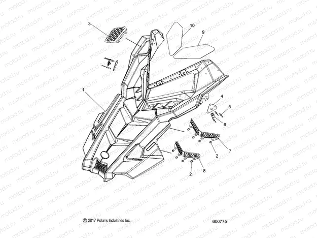 BODY | BODY, HOOD ASM. - S20MDX6JSA/6JEA (600775)