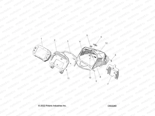 BODY | BODY, HOOD CAP ASM. 7 DISPLAY - S23TGG8MS/TGY8MS (C602280)