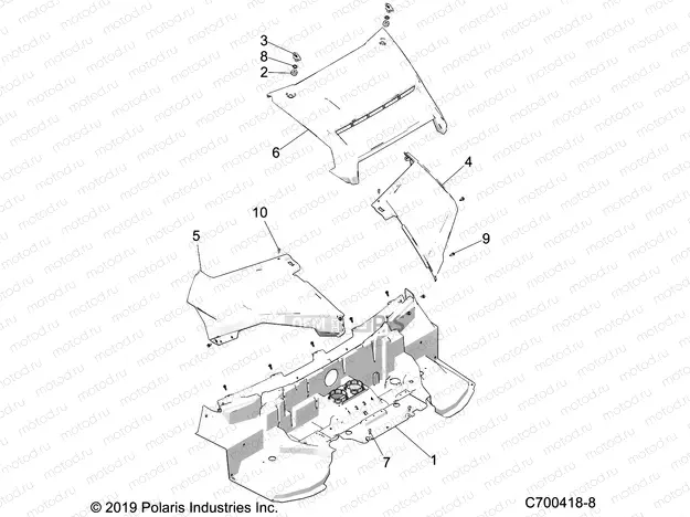 BODY | BODY, HOOD - D21BBPD4B4 (C700418-8)