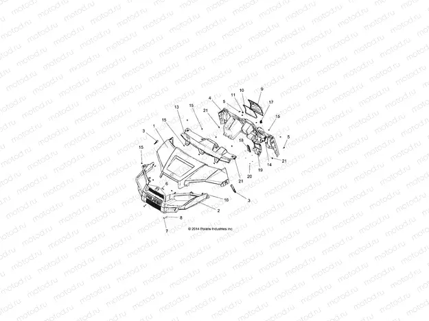 BODY | BODY, HOOD, DASH and GRILL - R15RMA32AA/AJ (49RGRHOOD15325)