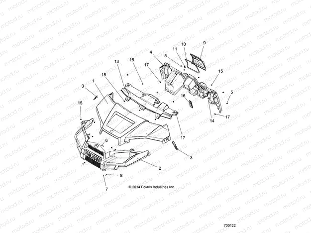 BODY | BODY, HOOD, DASH and GRILL - R15RMA32FA (700122)