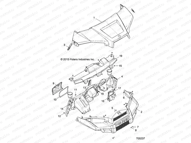 BODY | BODY, HOOD, DASH and GRILL - R15RMA57AA/AR/AZ/AC/LA/H57AR (49RGRHOOD15570)