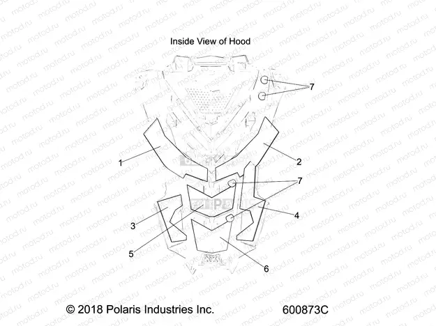 BODY | BODY, HOOD FOAM/FIBER - S20DCH6PS (600873C)