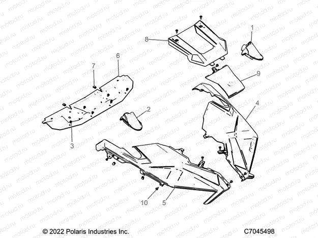BODY | BODY, HOOD - Z23RAD92AK/BK/AS/BS (C7045498)