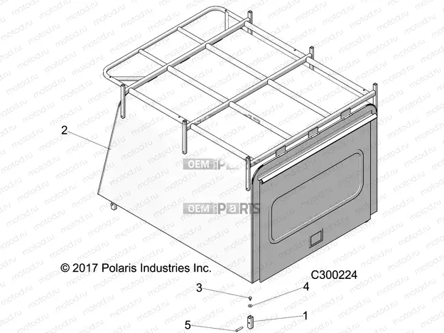 BODY | BODY, LONG BOX W/LADDER RACK - L20G2DGALA