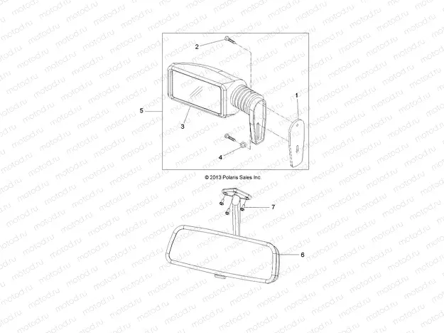 BODY | BODY, MIRRORS - L15G2/4/6 ALL OPTIONS (49GEMBODY13MIRRORS)