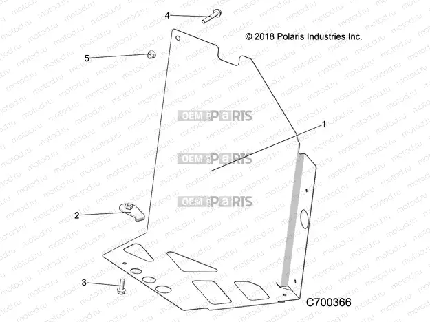 BODY | BODY, MUD COVER REAR - R20RRE99DS (C700366)