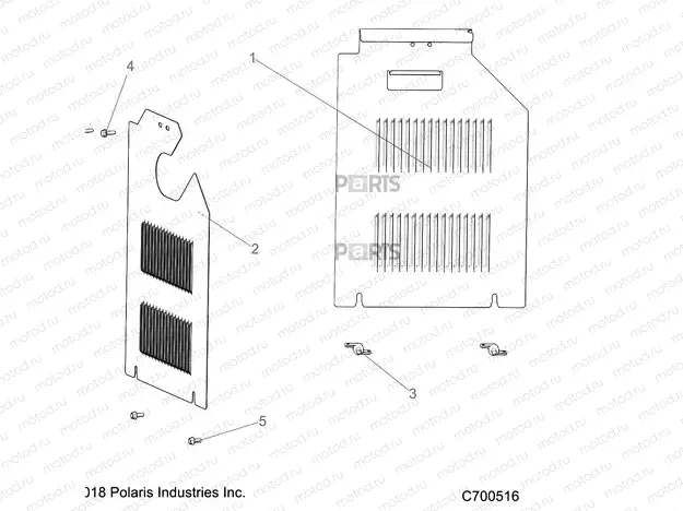 BODY | BODY, MUD COVERS REAR - R20RRED4F1/N1/SD4C1 (C700516)