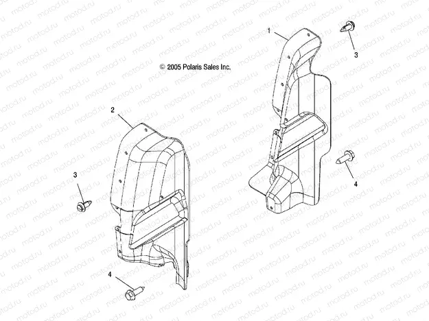 BODY | BODY, MUD GUARDS - A09LB27AA (4999202079920207A09)