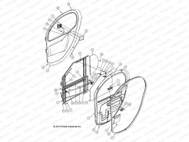BODY | BODY, OPTIONS, DOORS, HARD, FRONT, INTERNALS, RH - L15G2AGALA/2D/2L/2S/4A/4S (49GEMOPTIONS15DRINTR)