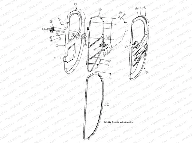 BODY | BODY, OPTIONS, DOORS, HARD, REAR, INTERNALS, RH - L15G4AGALA/4S (49GEMOPTIONS15DRINRR)