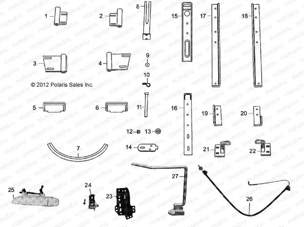BODY | BODY, OPTIONS, HARD DOOR REPLACEMENT HARDWARE (BUILT 9/02/13 AND AFTER) - L13G2A/L13G2S/L13G2L/L13G2D (49GEMOPTIONS13HD)