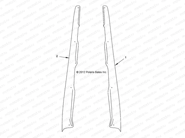 BODY | BODY, OPTIONS, SCUFF GUARDS, 6 PASSENGER - e6 (49GEMOPTIONS11GUARDS6)