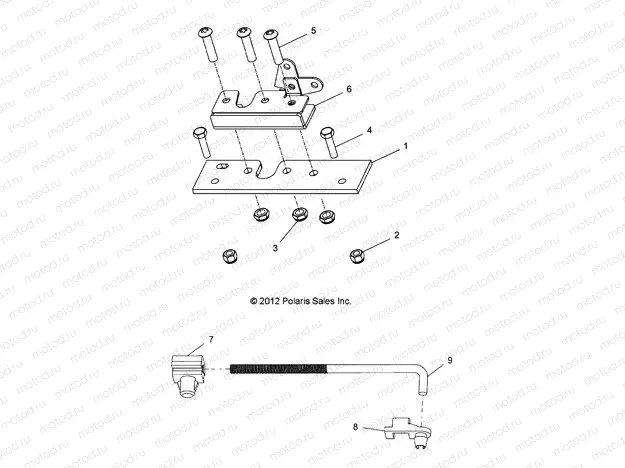 BODY | BODY, PACK LATCH and LINKAGE ROD - L15G2A/L15G4A/L15G6A (49GEMBODY13LATCH)