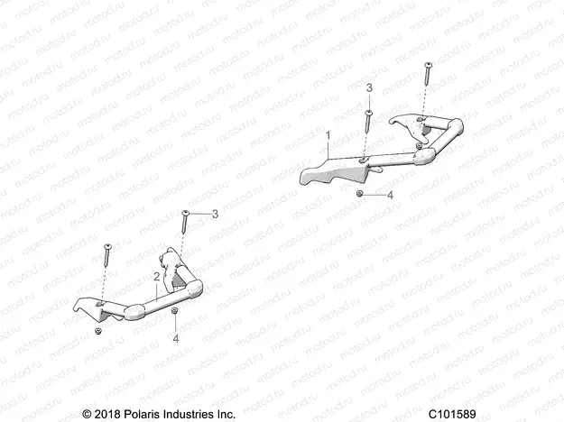 BODY | BODY, PASSENGER HAND GRIPS -   A20SET57C1/C2/F1 (C101589)