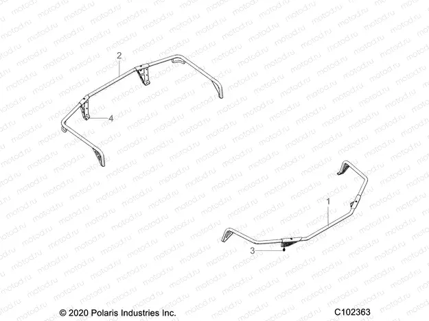 BODY | BODY, RACK EXTENDERS - A20SXD95A9 (C102363)