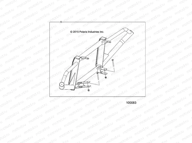BODY | BODY, REAR BRUSHGUARD - A16SXE95AG/D95A9 (100083)