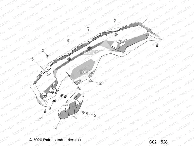 BODY | BODY, REAR BUMPER - A21SEE57A1/A3/A5/A7/A9/B1/B3/B5/B7/B9 (C0211528)