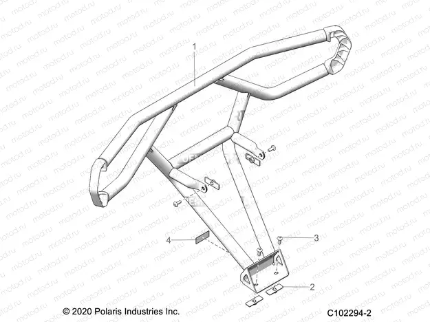 BODY | BODY, REAR BUMPER, TRAIL - A21SHY57AL/BL (C102294-2)