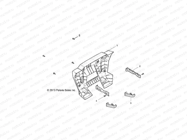 BODY | BODY, REAR BUMPER - Z18VFE92NB/NU (49RGRBUMPERRR14RZR1000)