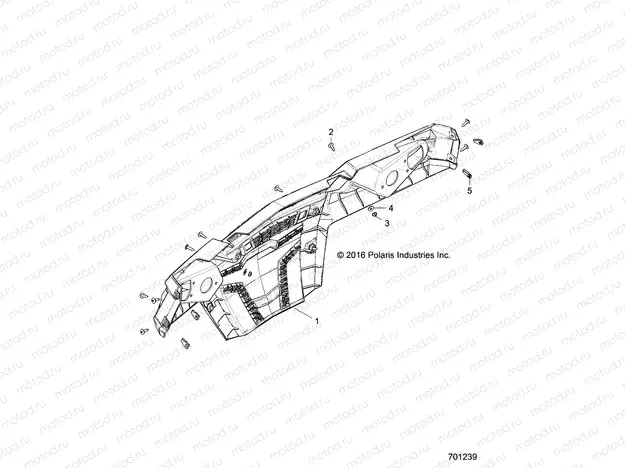BODY | BODY, REAR BUMPER - Z18VHA57B2 (701239)