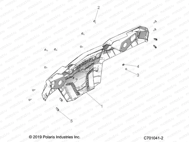 BODY | BODY, REAR BUMPER - Z20CHA57A2/E57AM (C701041-2)