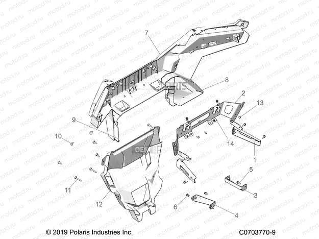 BODY | BODY, REAR BUMPER - Z21R4D92AM/BM/AC (C0703770-9)
