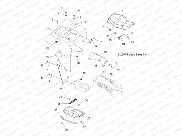 BODY | BODY, REAR CAB - A09BA50FA (49ATVCABRR08SCRAM)
