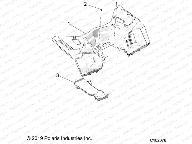 BODY | BODY, REAR CAB - A20SLZ95AE (C102076)