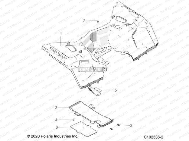 BODY | BODY, REAR CAB - A20SLZ95AE (C102336-2)