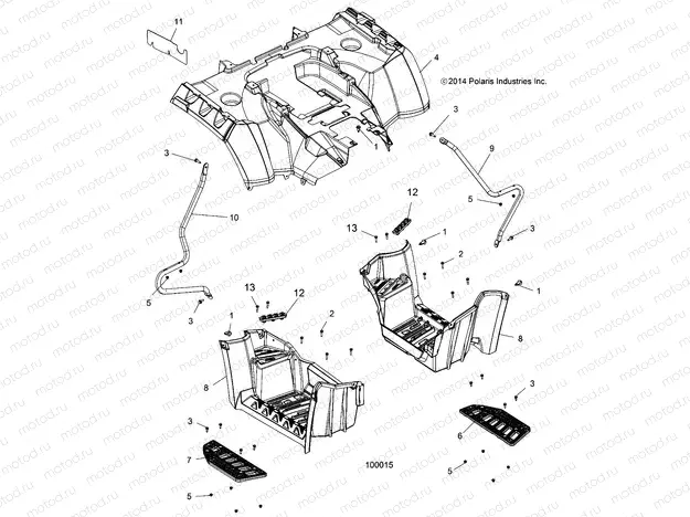 BODY | BODY, REAR CAB and FOOTWELL - A15SYE95AX/L95AP (100015)