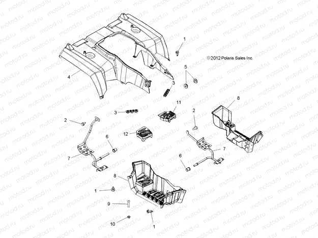 BODY | BODY, REAR CAB and FOOTWELLS - A09DN50AB/AZ (49ATVCABRR09SPTRG500)