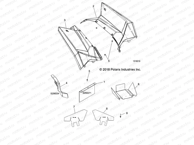 BODY | BODY, REAR CAB AND HEAT SHIELDS - A17SVS95FM