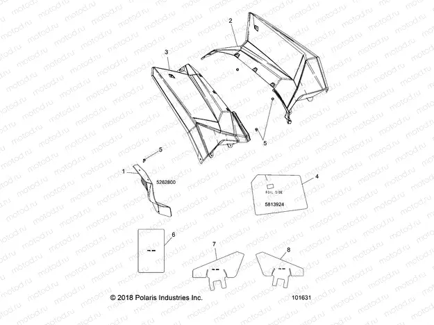 BODY | BODY, REAR CAB AND HEAT SHIELDS - A18SVS95CR/ER