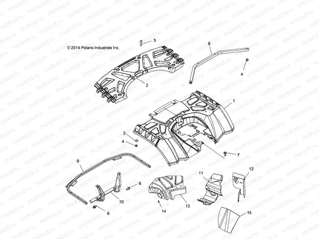 BODY | BODY, REAR CAB and REAR RACK - A15SXE95FK (49ATVCABRR15F1EU)