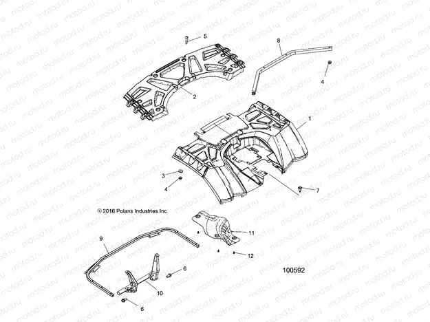 BODY | BODY, REAR CAB and REAR RACK - A20SXN85A8 (100592)