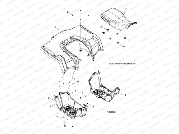 BODY | BODY, REAR CAB, SEAT and FOOTWELLS - A20SEG50A1/A5/CA1/CA5 (100096)